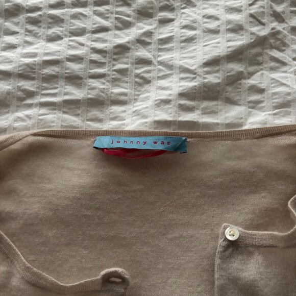 Johnny Was Cashmere cardigan - Picture 2 of 3
